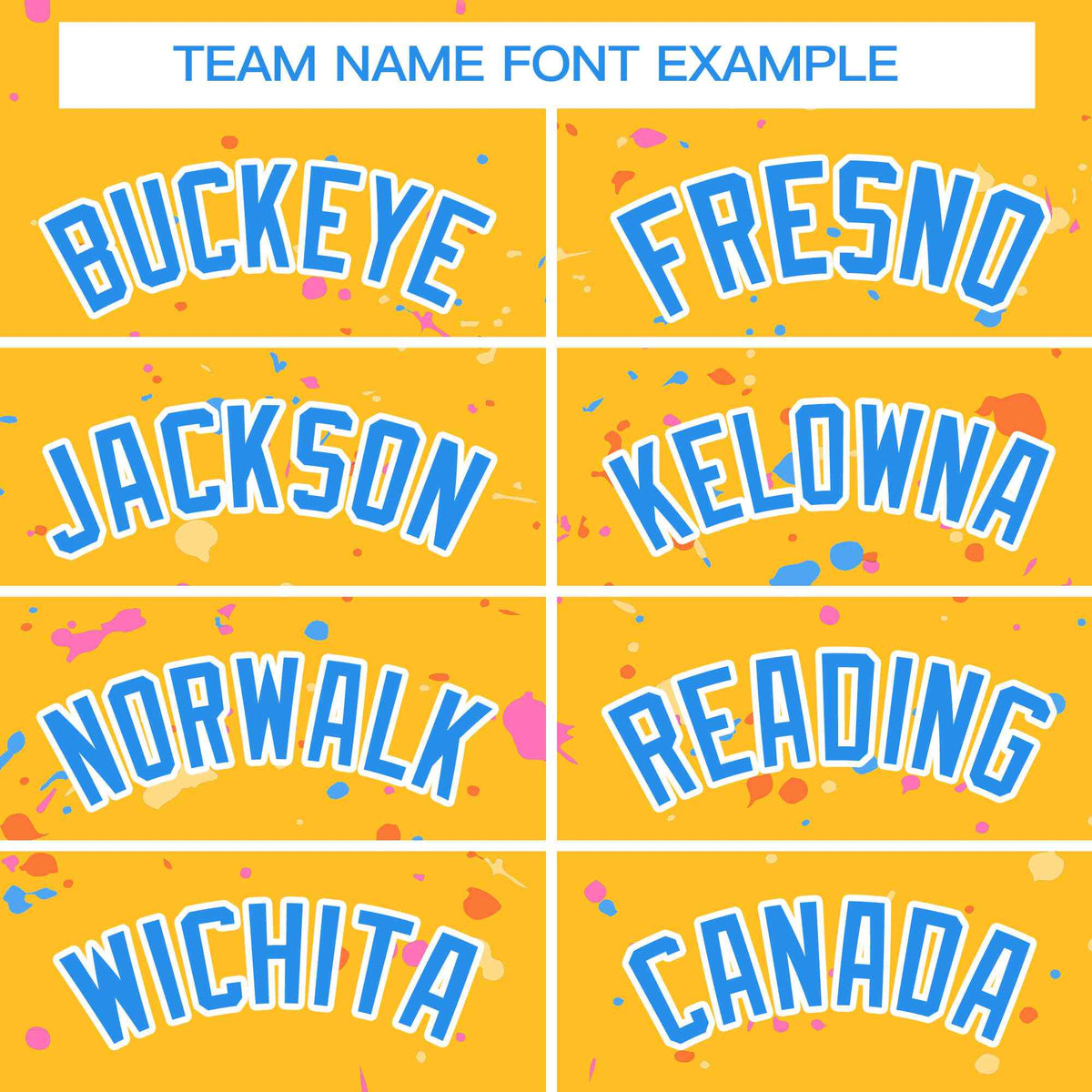 Custom Gold Powder Blue-White Splash Graffiti Pattern Authentic Baseball Jersey