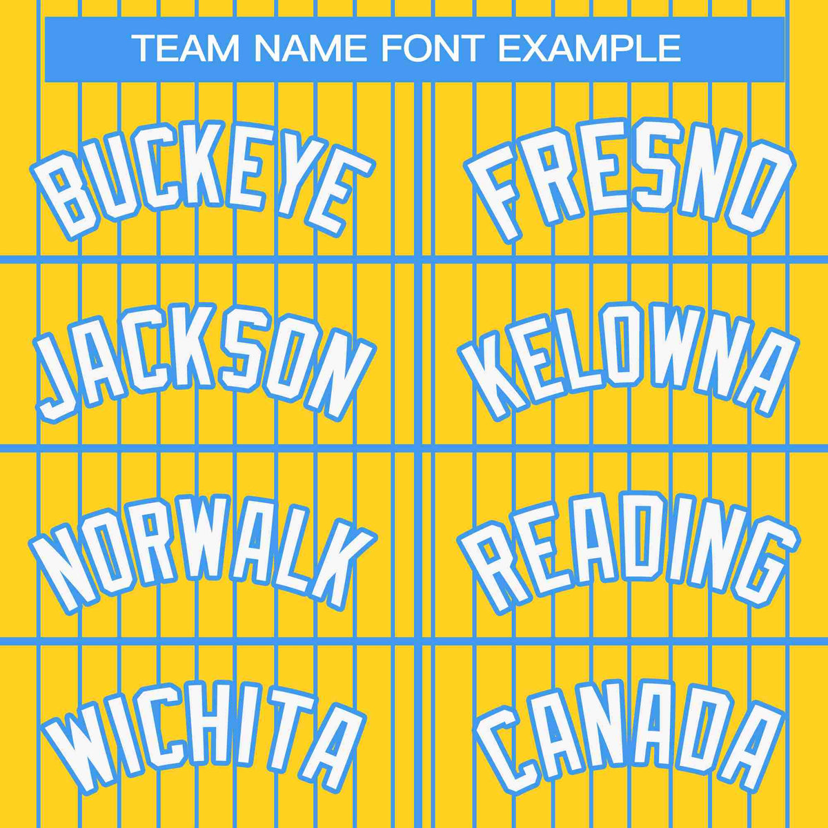 Custom Gold Powder Blue-White Stripe Fashion Design Full Button Authentic Baseball Jersey