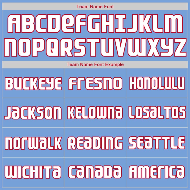 Custom Light Blue White-Red Classic Sets Basketball Jersey