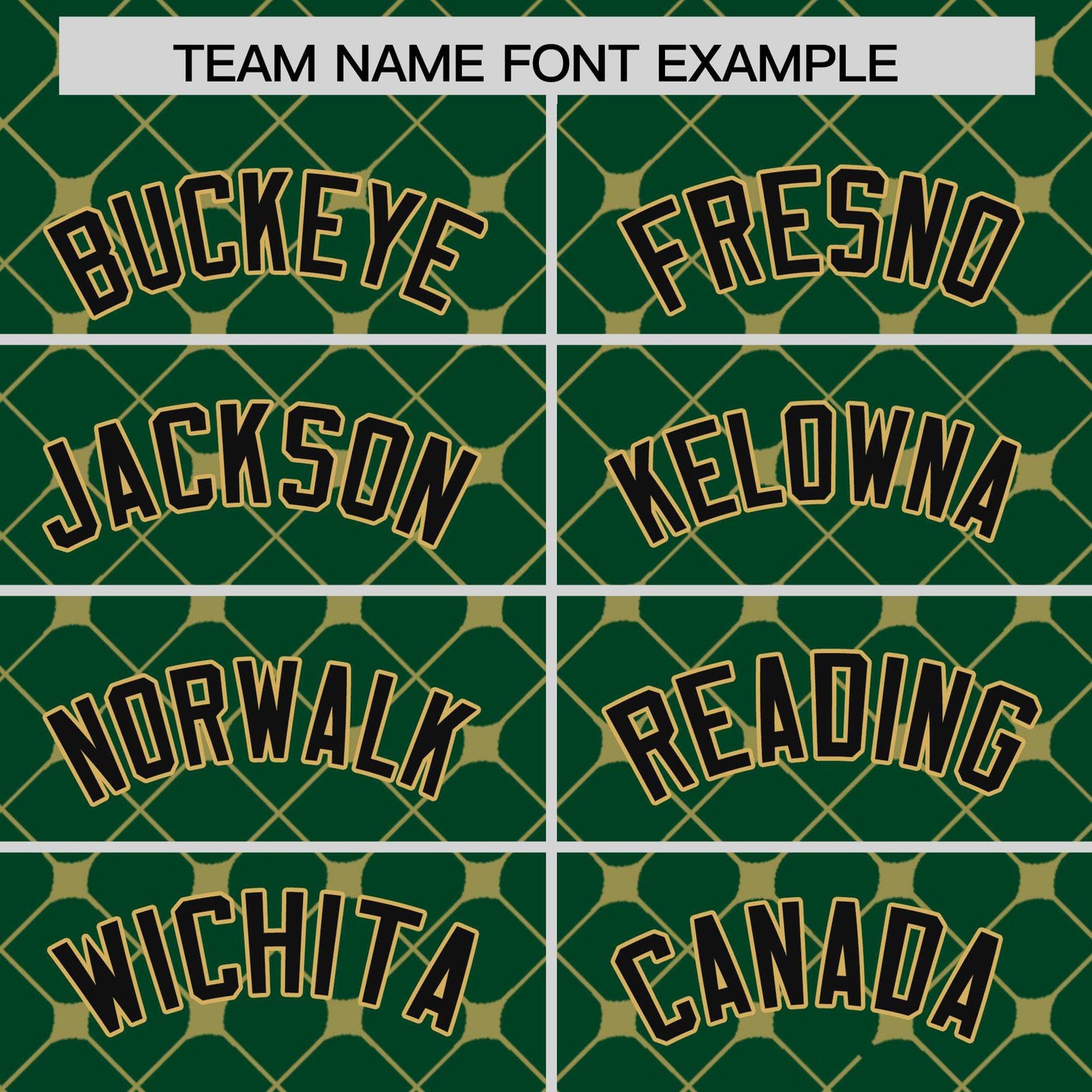 Custom Green-Old Gold Plaid Design Authentic Baseball Jersey