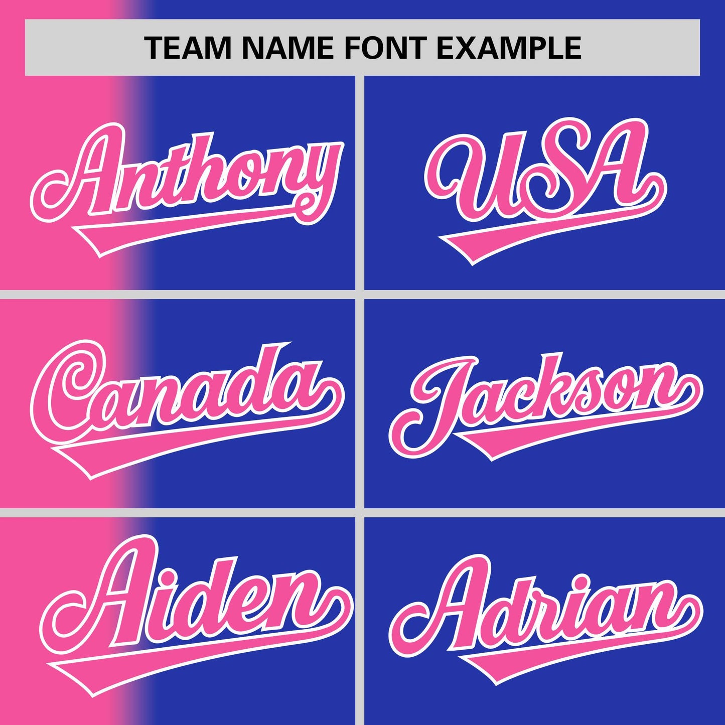 Custom Royal Pink Pinstripe Personalized Gradient Authentic Baseball Jersey