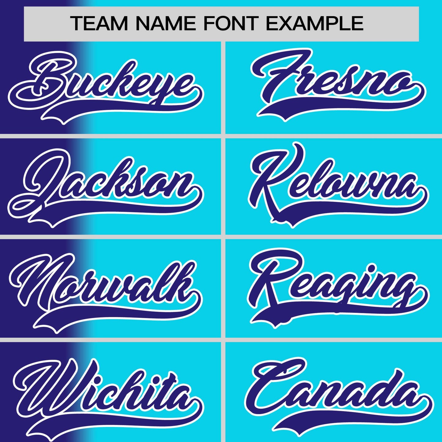 Custom Sky Blue Purple Pinstripe Personalized Gradient Authentic Baseball Jersey