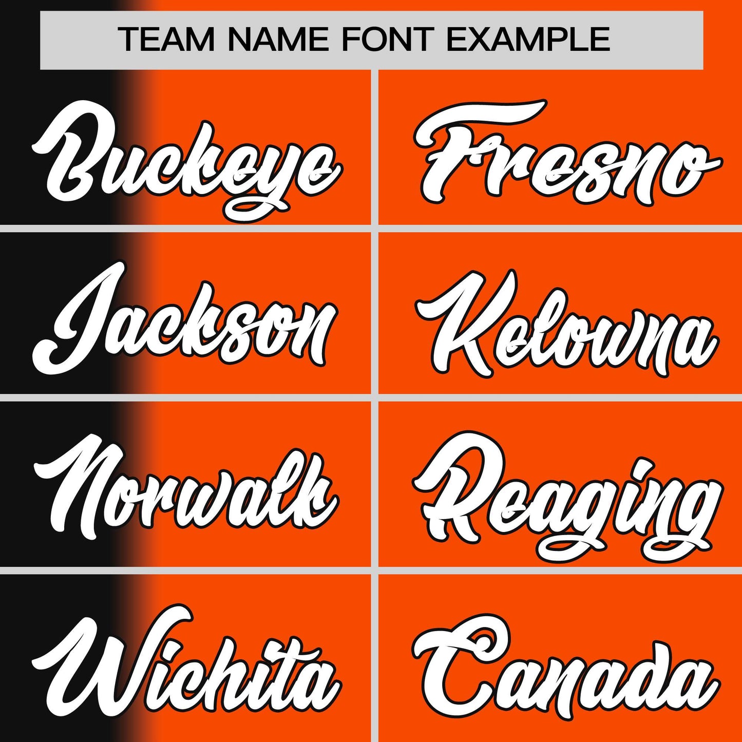 Custom Orange Black Pinstripe Personalized Gradient Authentic Baseball Jersey