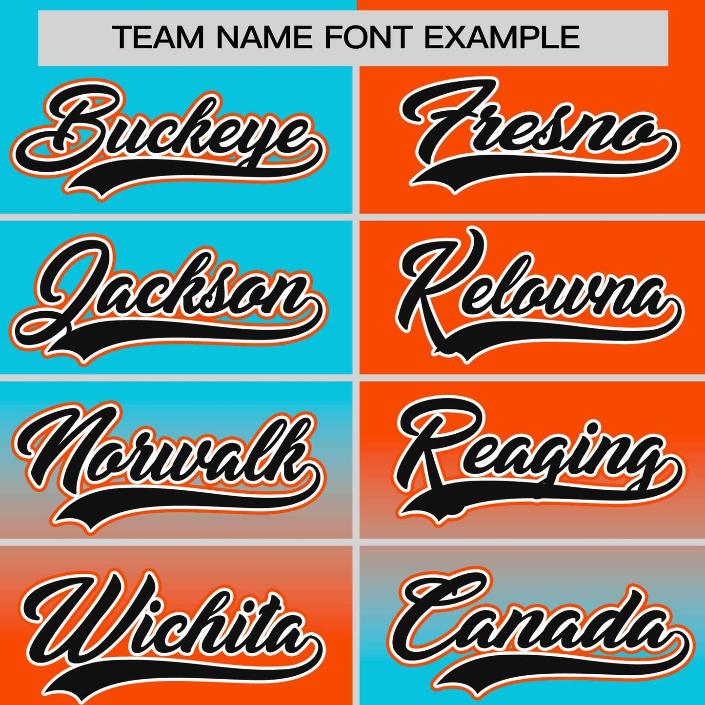 Custom Orange Sky Blue Personalized Symmetrical Gradient Design Authentic Baseball Jersey
