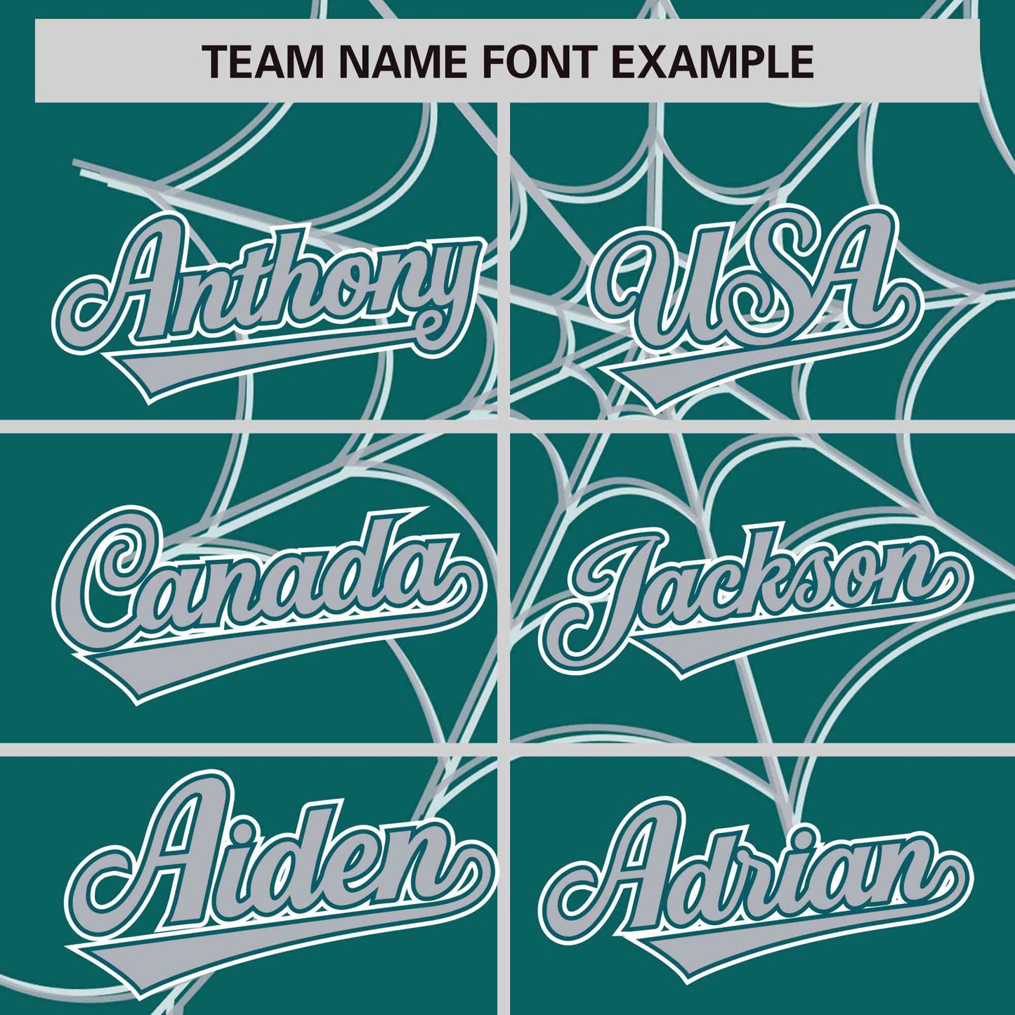 Custom Aqua-Gray Spider Web Pattern Raglan Sleeves Authentic Baseball Jersey