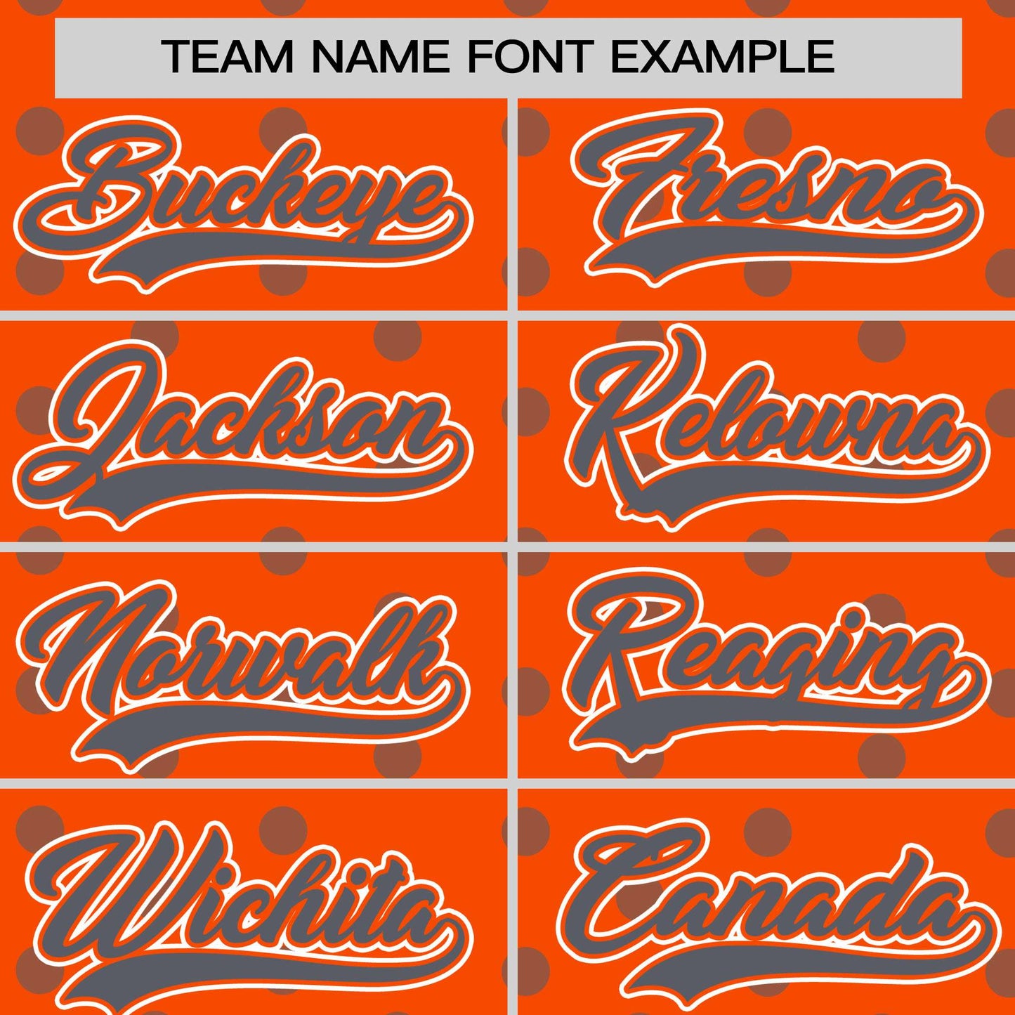 Custom Orange Dark Gray Personalized Polka Dot Graffiti Pattern Authentic Baseball Jersey