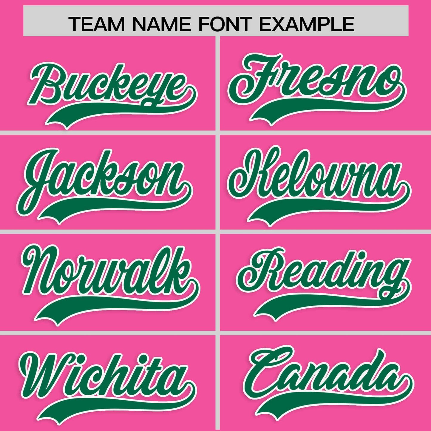Custom Pink Kelly Green Personalized Classic Authentic Baseball Jersey