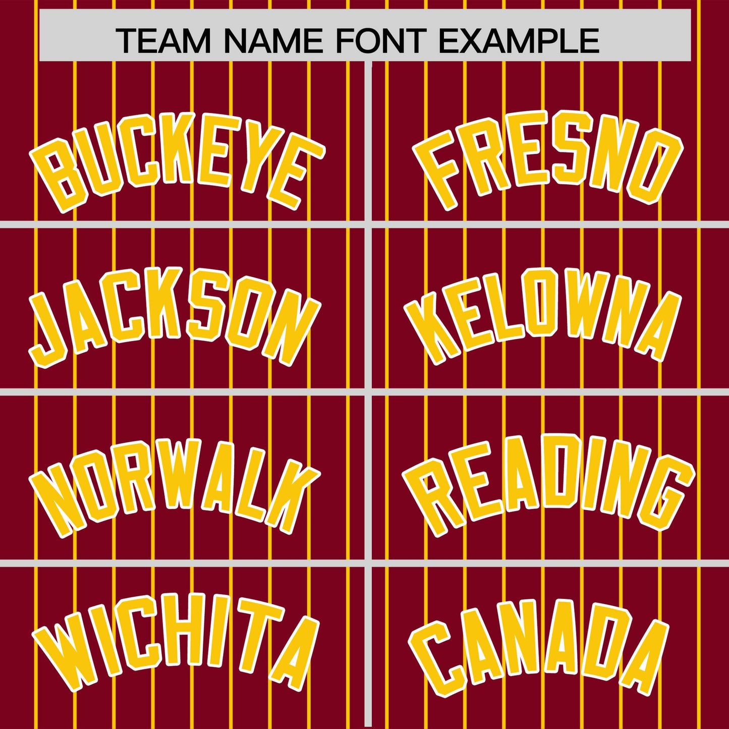 Custom Crimson Gold Pinstripe Personalized Two-Tone Authentic Baseball Jersey
