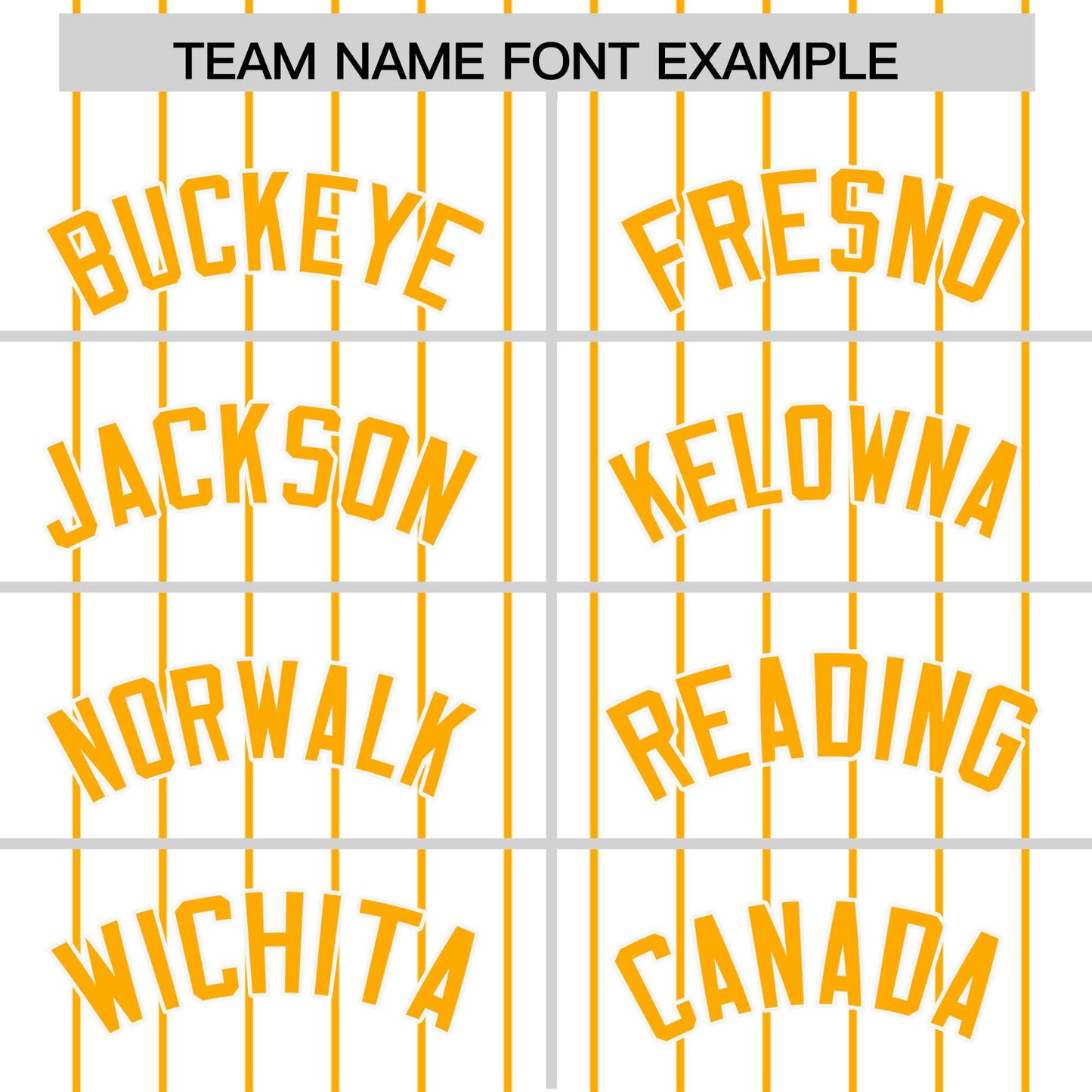 Custom White Yellow Pinstripe Personalized Two-Tone Authentic Baseball Jersey