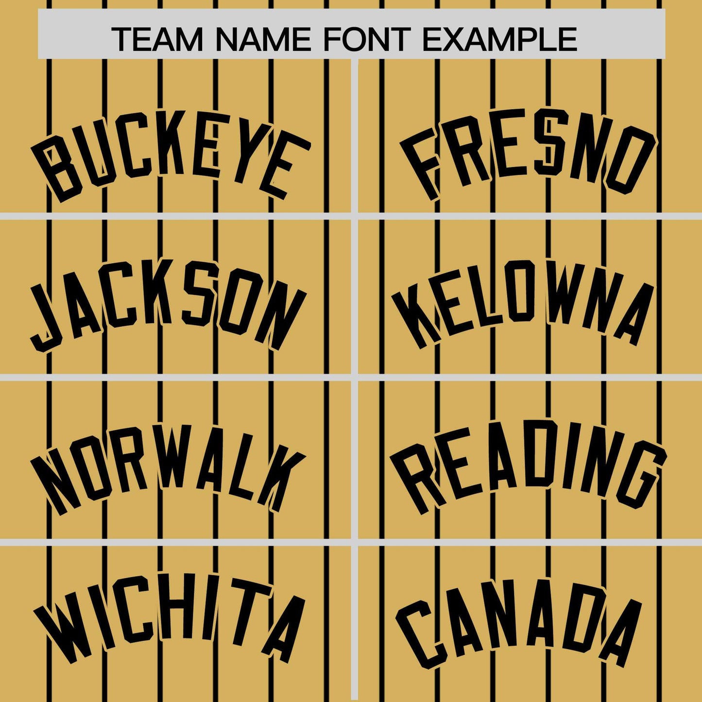 Custom Old Gold Black Pinstripe Personalized Two-Tone Authentic Baseball Jersey