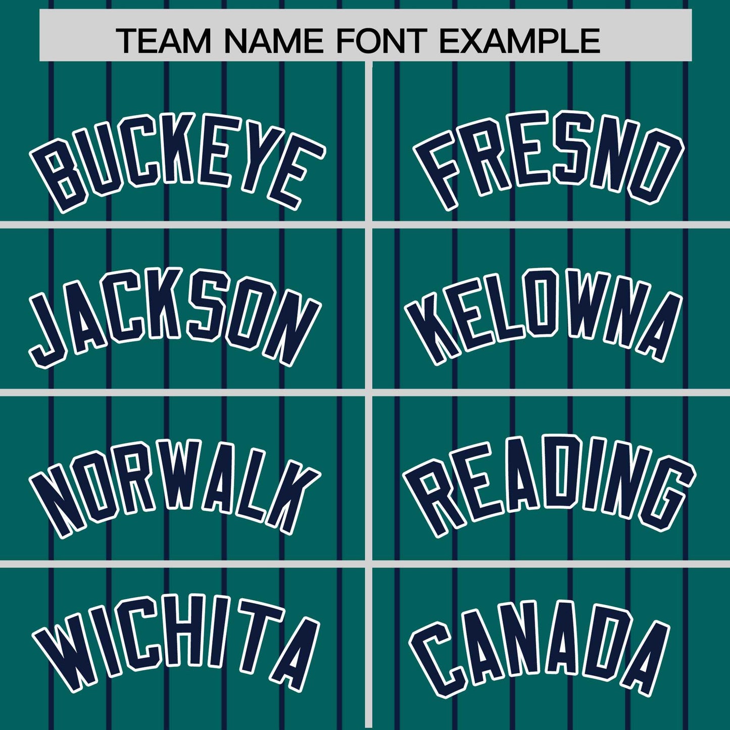 Custom Aqua Navy Pinstripe Personalized Two-Tone Authentic Baseball Jersey