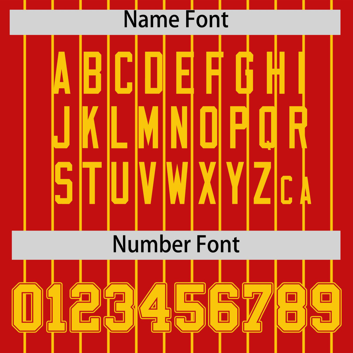 Custom Gold Red Pinstripe Personalized Two-Tone Authentic Baseball Jersey