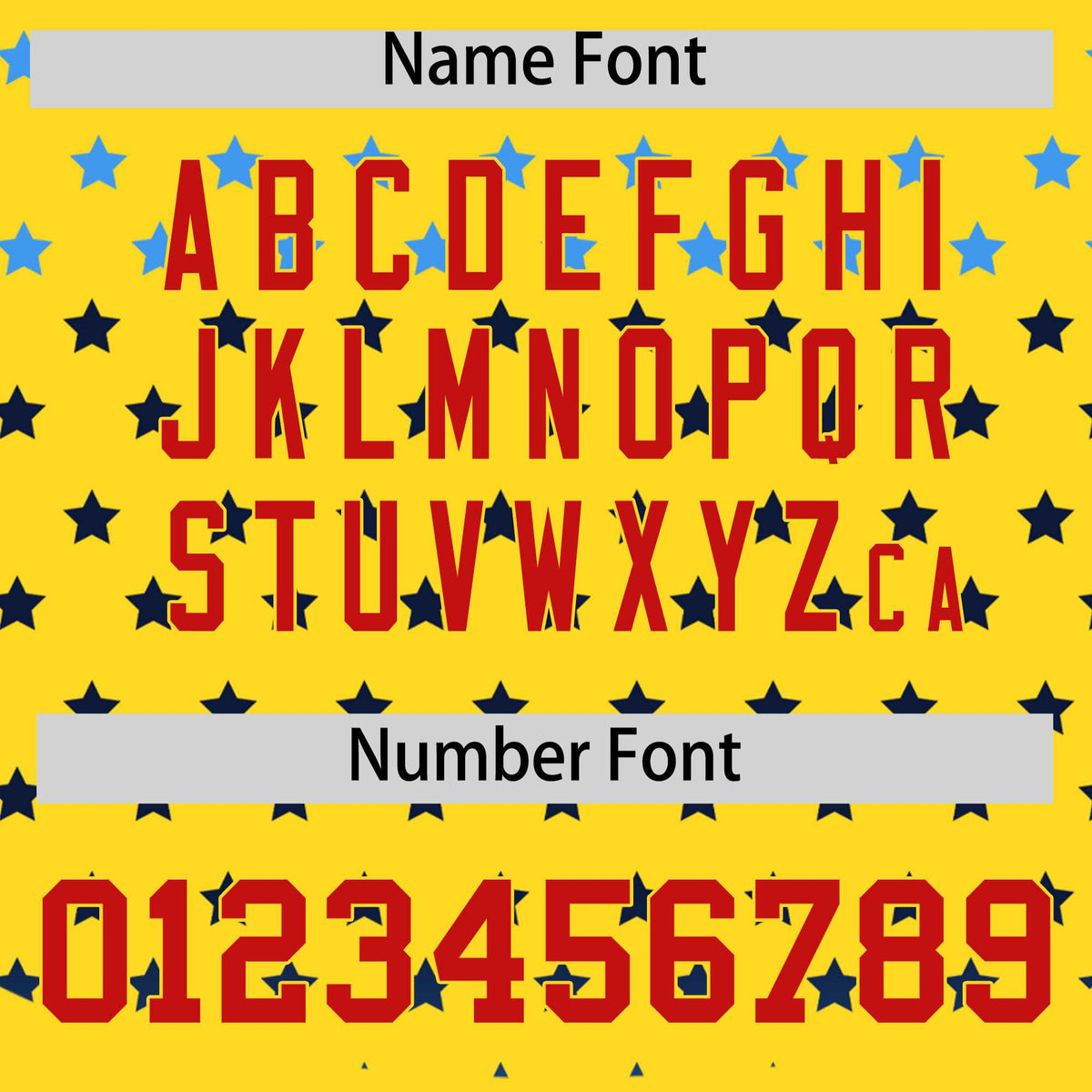 Custom Gold Red-White Raglan Sleeve Personalized Star Print Authentic Baseball Jersey