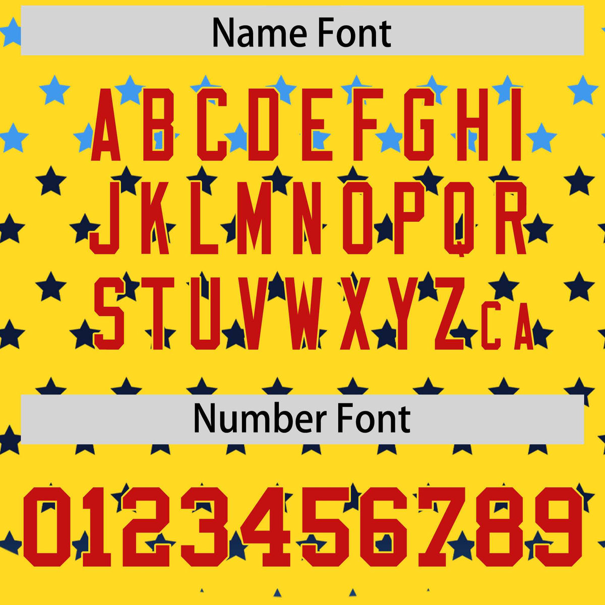 Custom Gold Red-White Raglan Sleeve Personalized Star Print Authentic Baseball Jersey