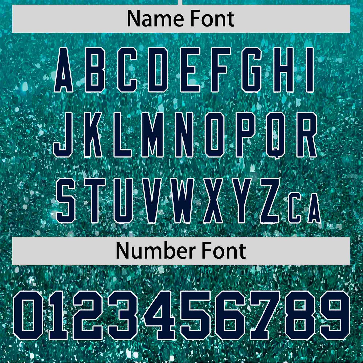 Custom Aqua Black Sequins Pattern Gradient Fashion Authentic Baseball Jersey
