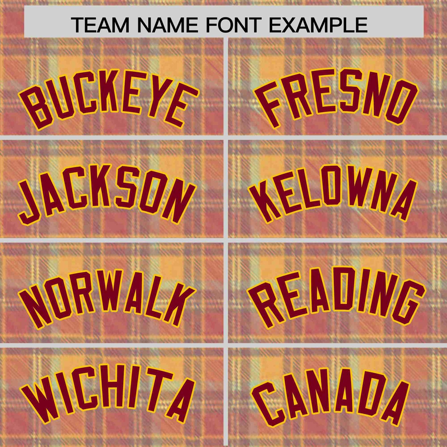 Custom Multi Color Personalized Plaid Design Authentic Baseball Jersey