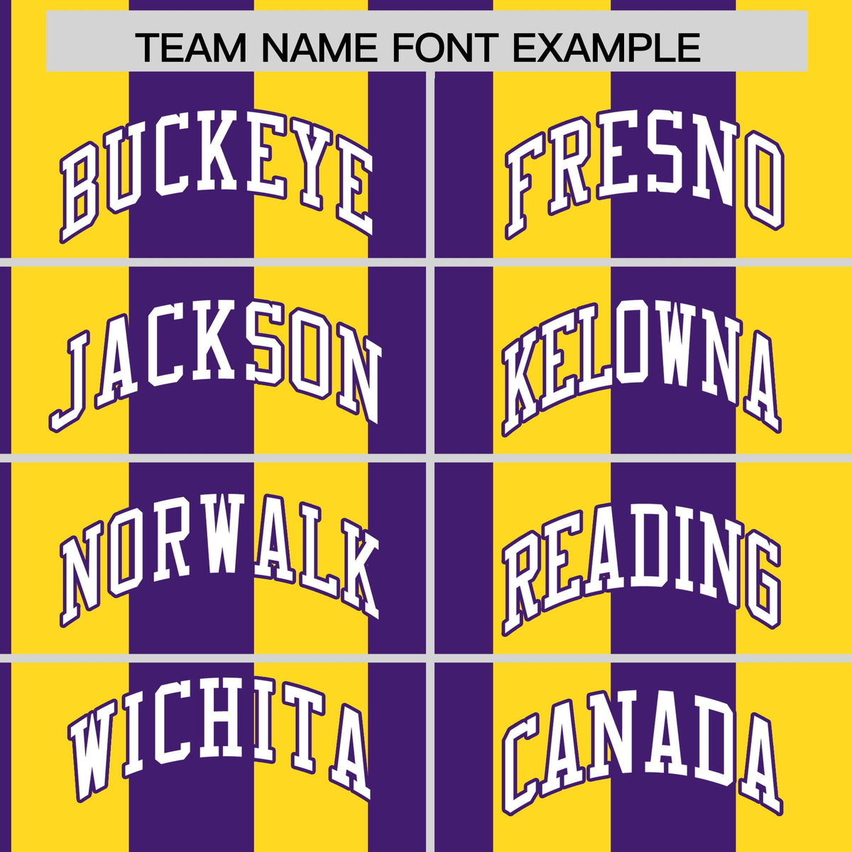 Custom Gold Purple Stripe Fashion Authentic Two-Button Baseball Jersey