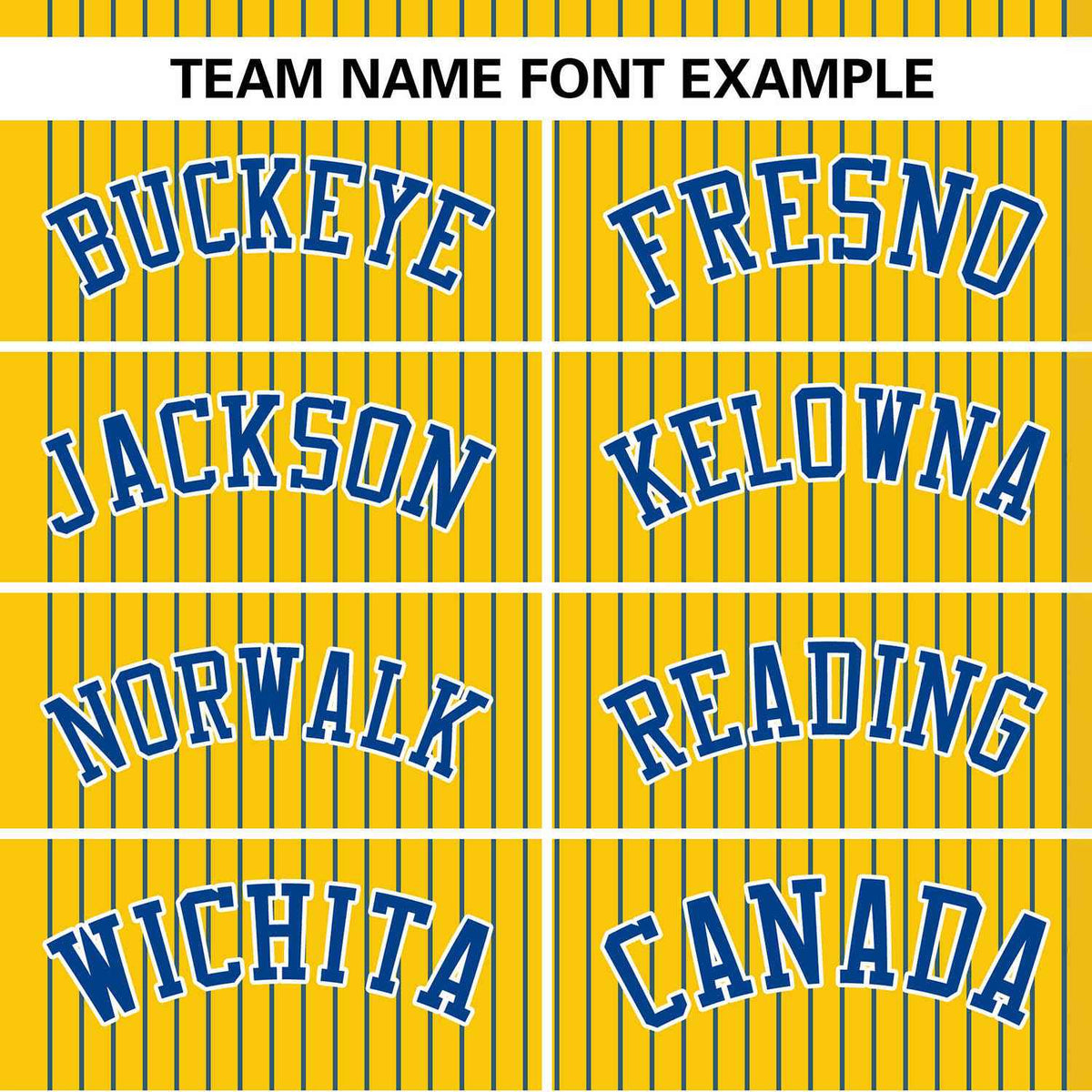 Custom Gold Royal Stripe Fashion Authentic Two-Button Baseball Jersey