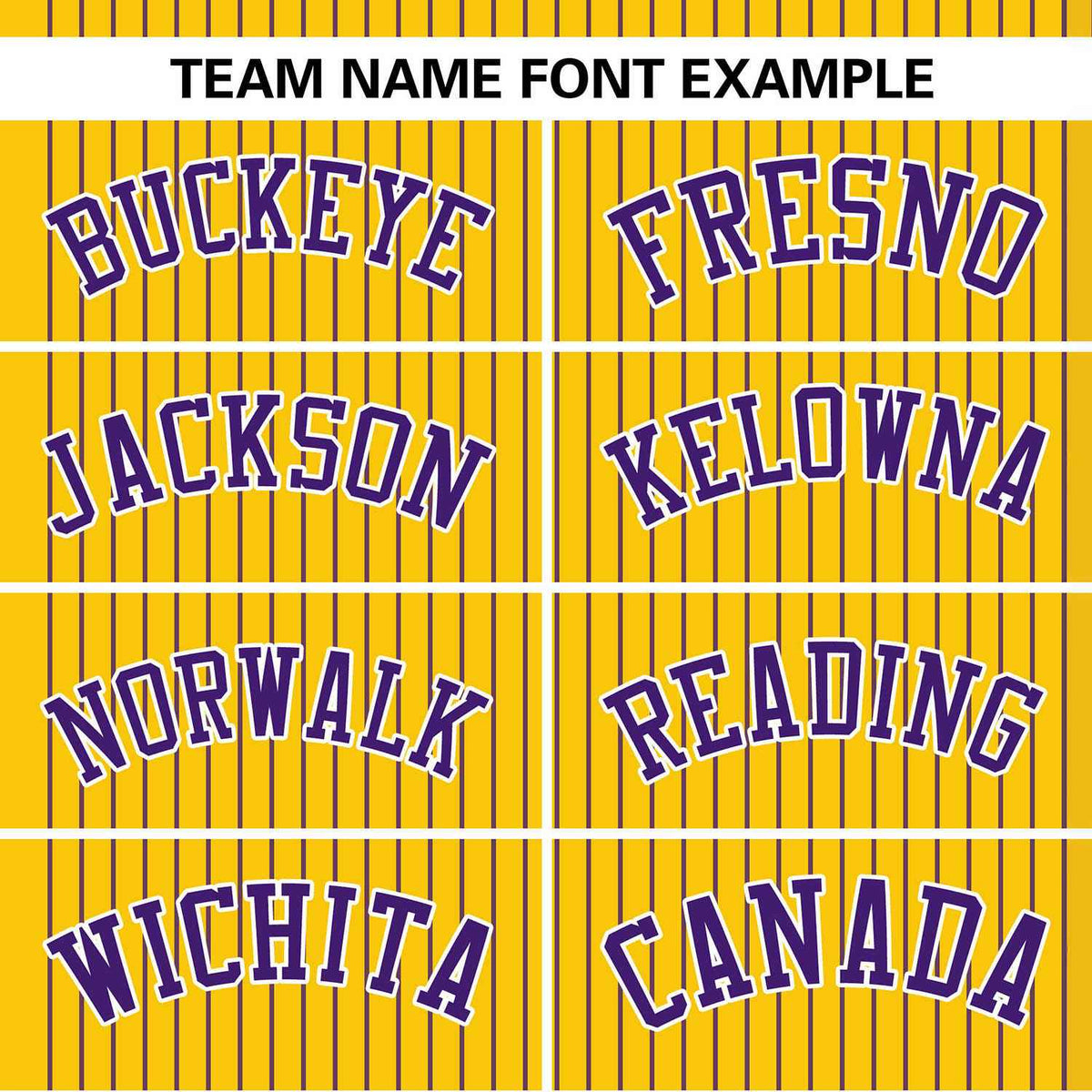 Custom Gold Purple Stripe Fashion Authentic Two-Button Baseball Jersey