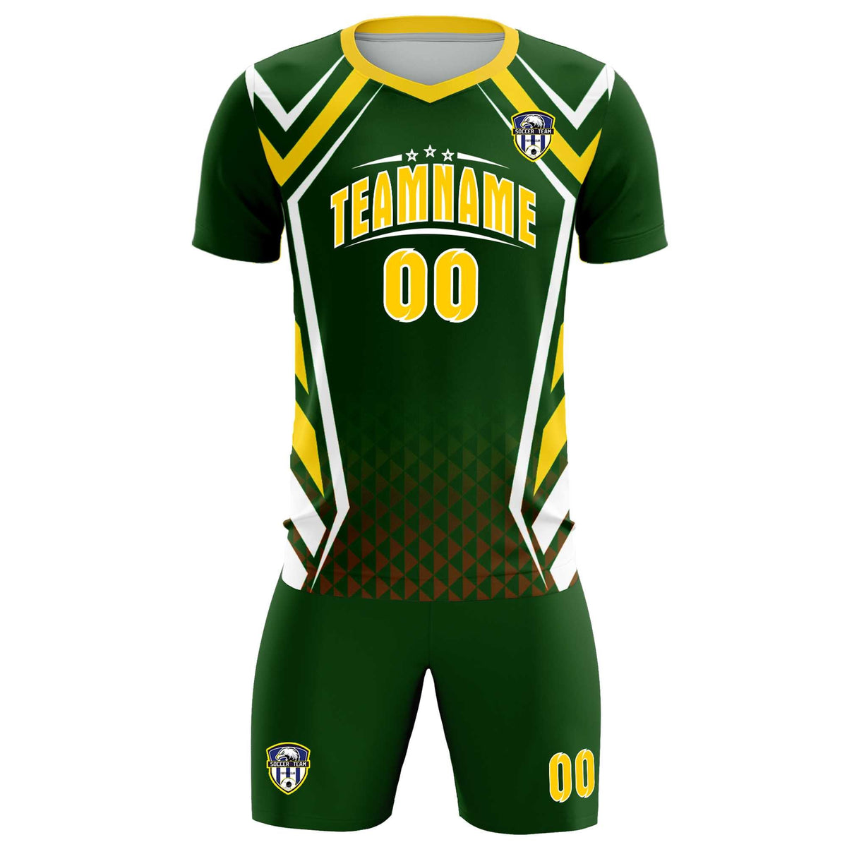 Custom Midnight Green Abstract Breathable Soccer Tops/Sets Jersey