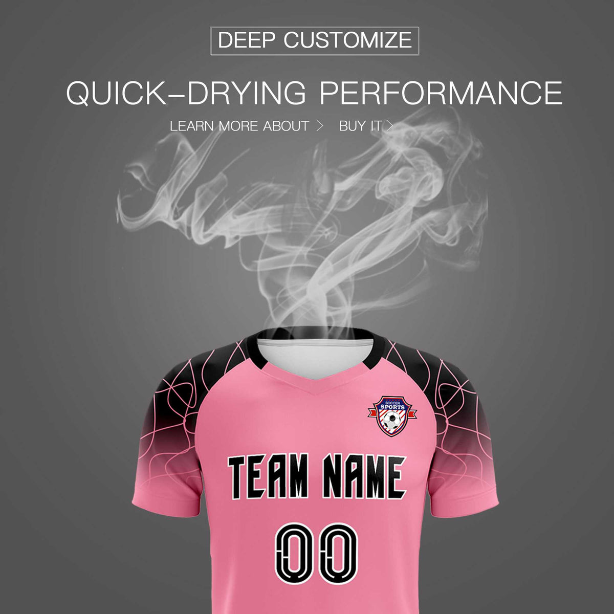 Custom Light Pink Classic Soccer Training Sets Jersey For Adults/Kids