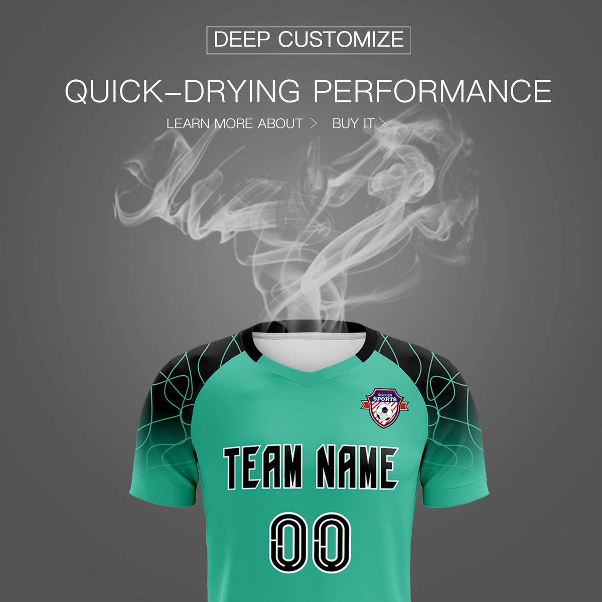 Custom Green Classic Soccer Training Sets Jersey For Adults/Kids