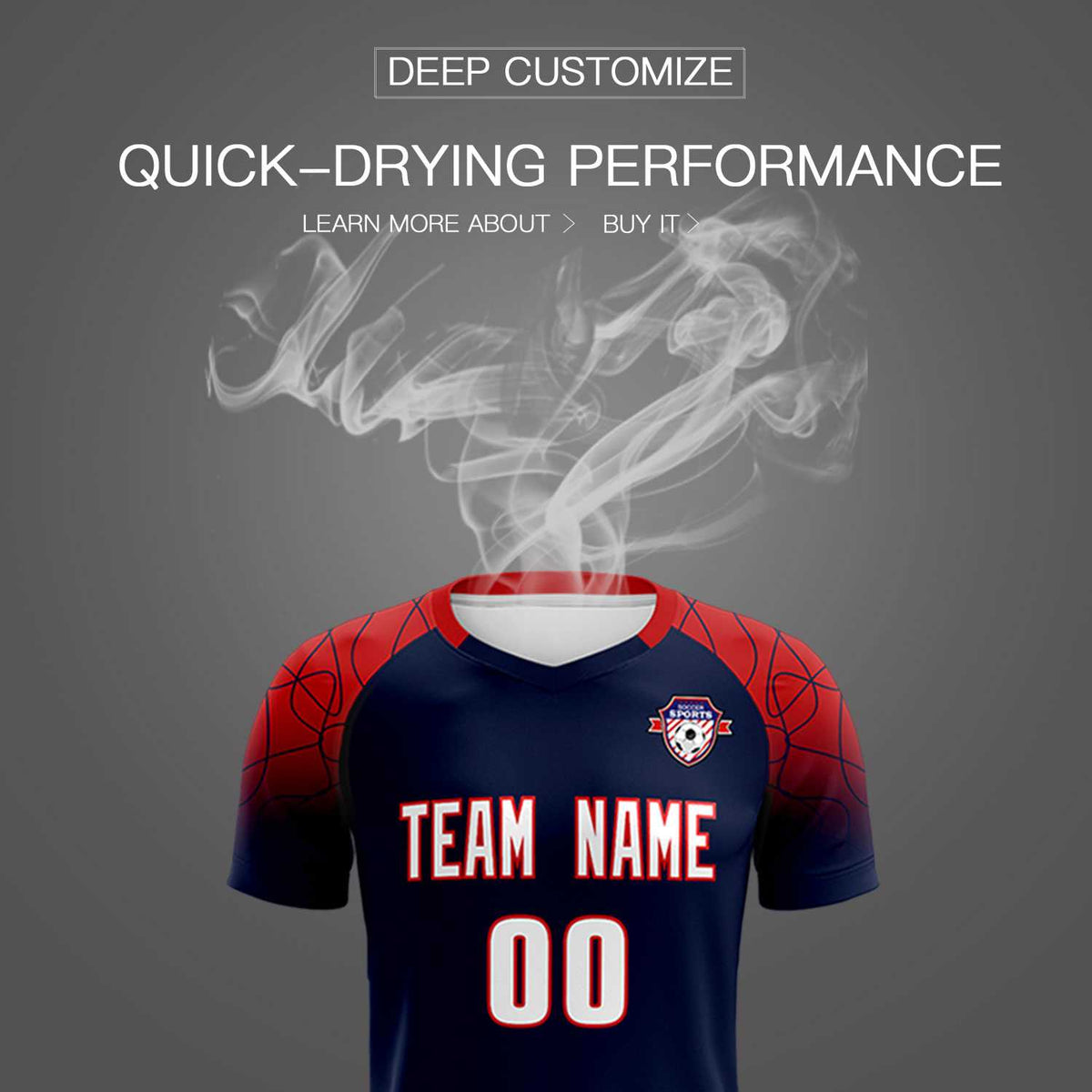 Custom Navy Classic Soccer Training Sets Jersey For Adults/Kids