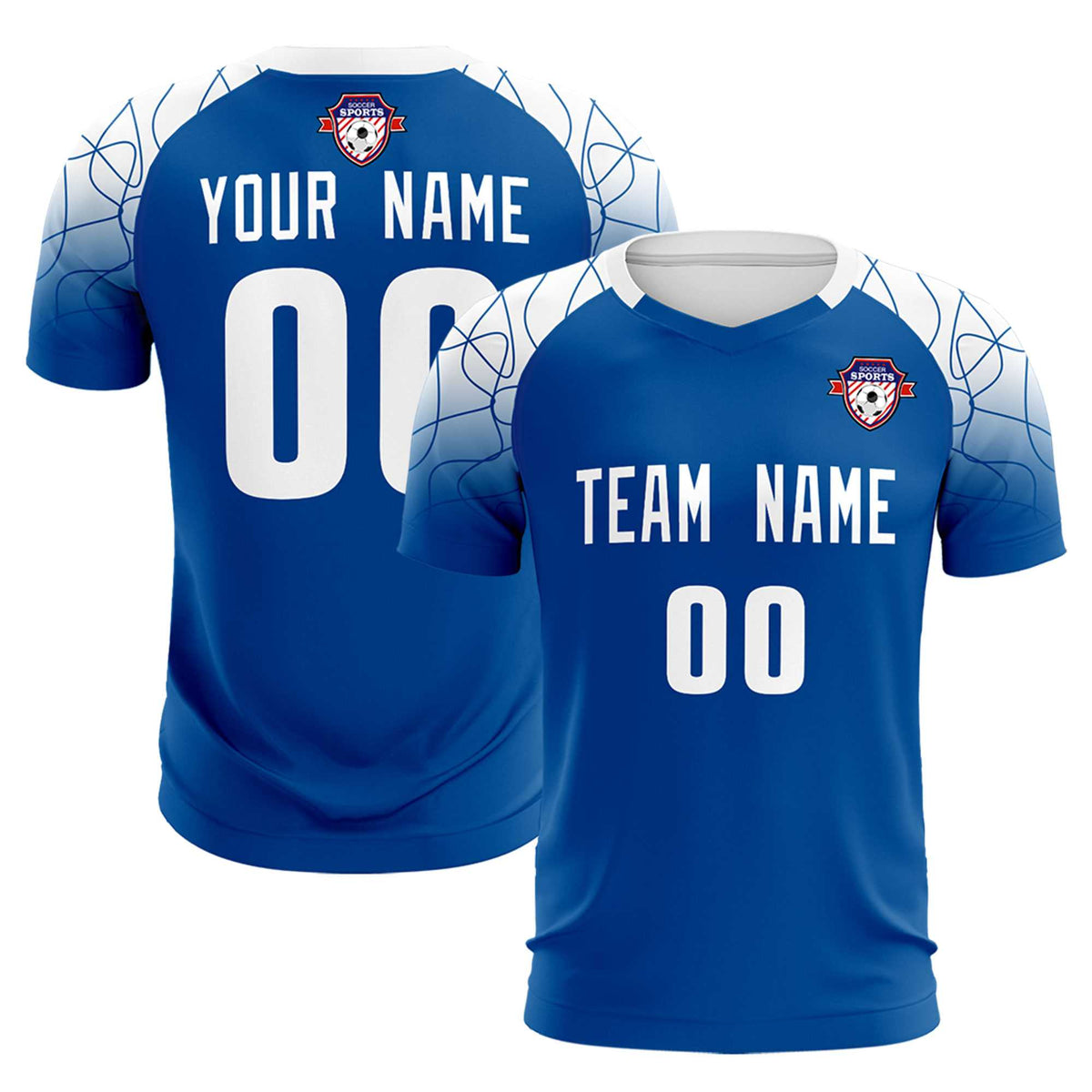 Custom Navy Classic Soccer Training Sets Jersey For Adults/Kids