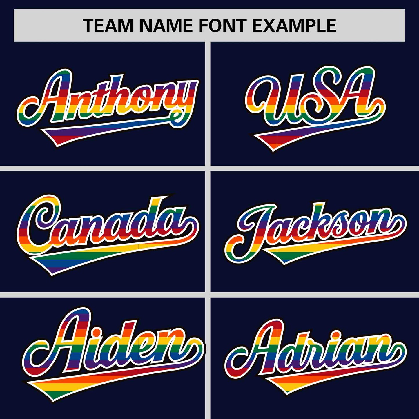 Custom Navy LGBT Rainbow For Pride Month Classic Style Letterman Baseball Jacket
