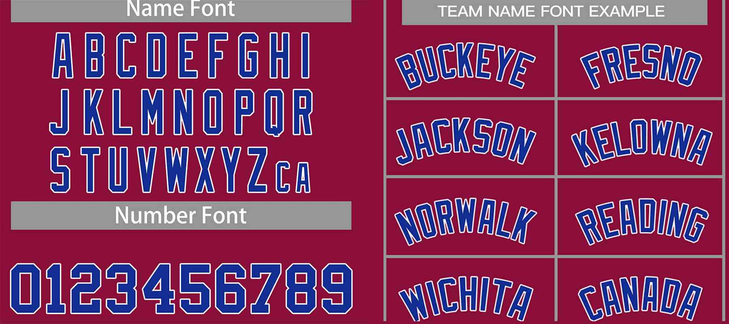 Custom Maroon Royal-White Classic Tops Men Casual Basketball Jersey