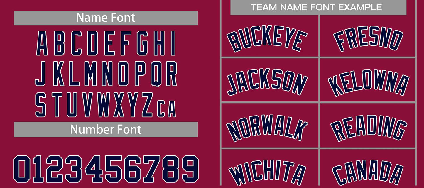 Custom Maroon Navy-White Classic Sets Curved Basketball Jersey