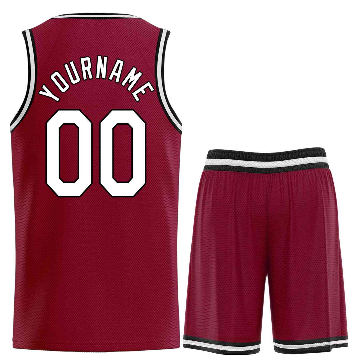 Custom Maroon White-Black Heal Sports Uniform Classic Sets Basketball Jersey