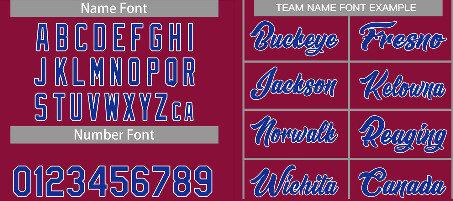 Custom Maroon Royal-White Heal Sports Uniform Classic Sets Basketball Jersey