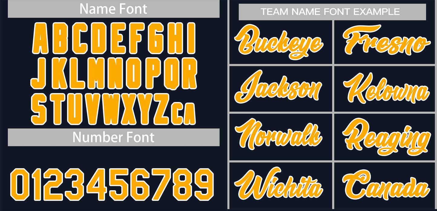 Custom Navy Gold-White Sport Basketball Shorts