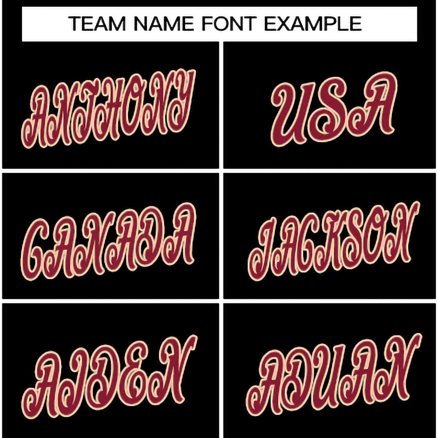 Custom Black Red-Gold Classic Style Crew neck T-Shirts Full Sublimated