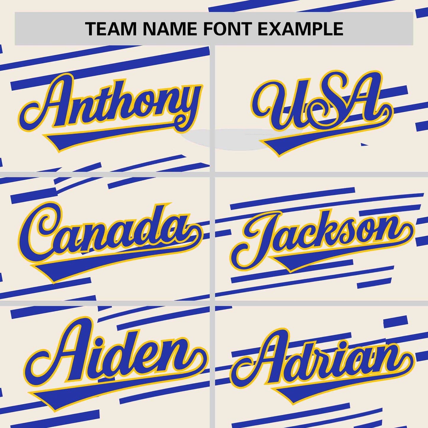 Custom Cream Royal Personalized Slanting Line Graffiti Pattern Performance T-Shirt