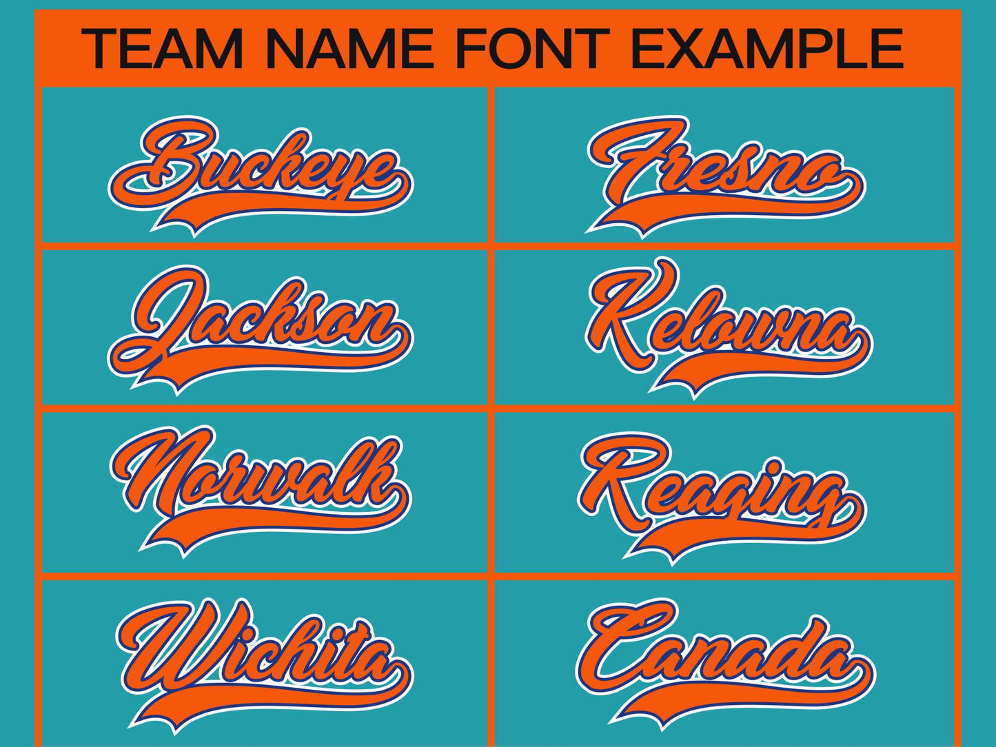 Custom Aqua Orange Royal-White Classic Style Hockey Jersey