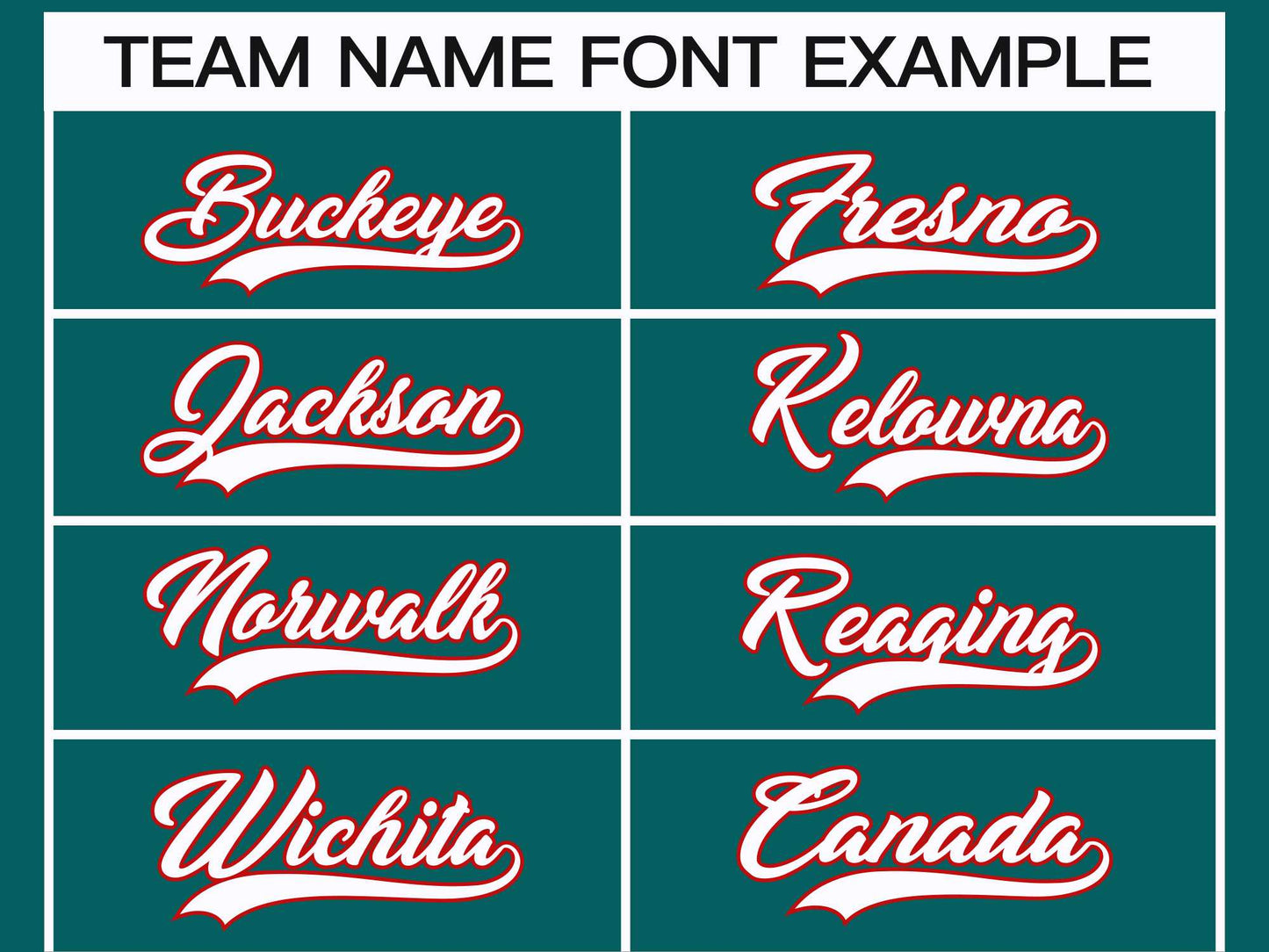 Custom Teal White-Red Classic Style Hockey Jersey