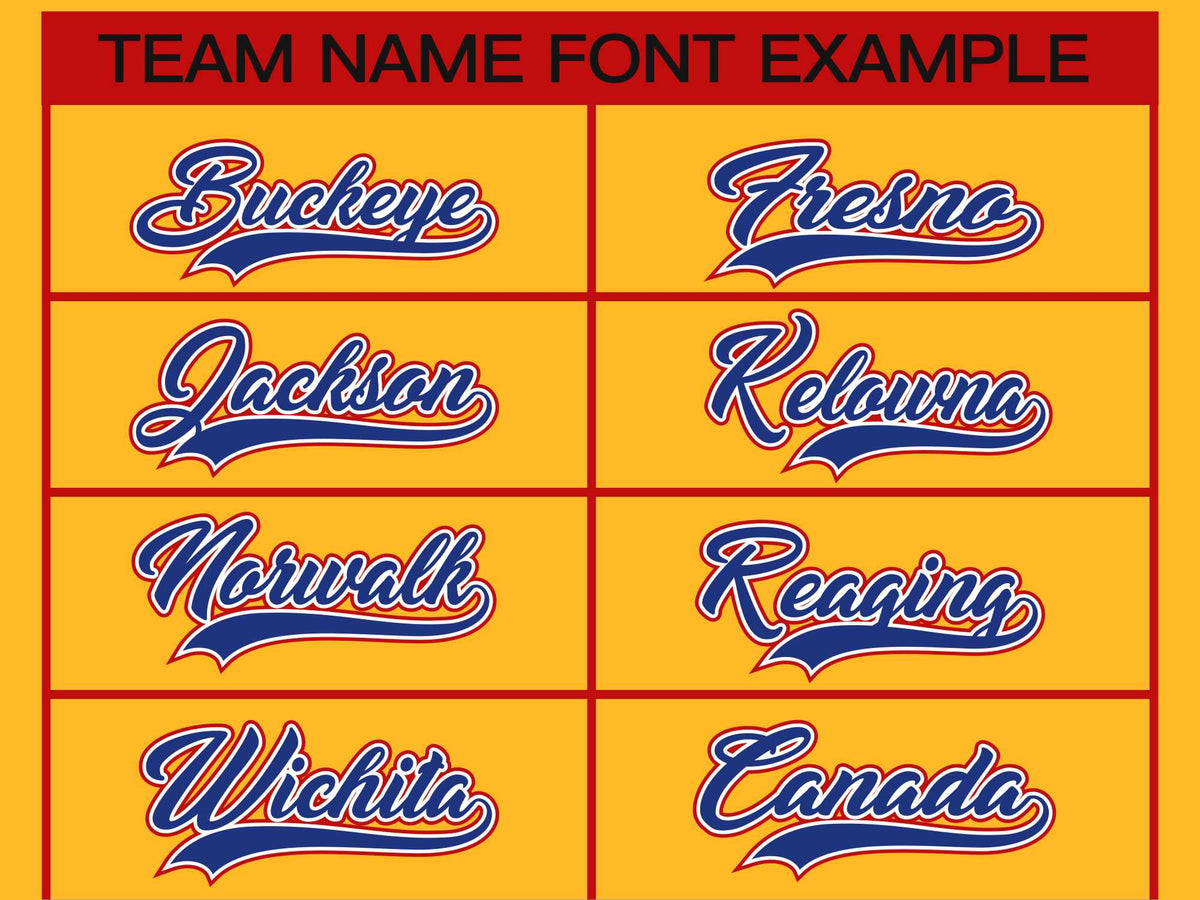 Custom Gold Royal White-Red Classic Style Hockey Jersey