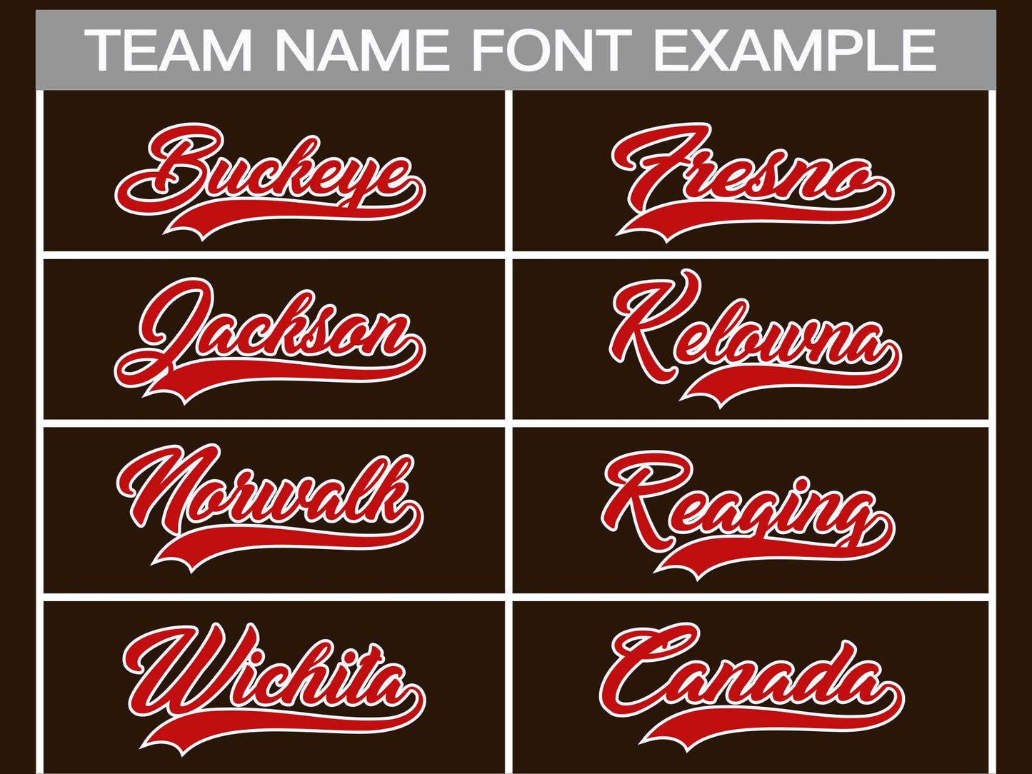 Custom Brown Red-White Classic Style Hockey Jersey