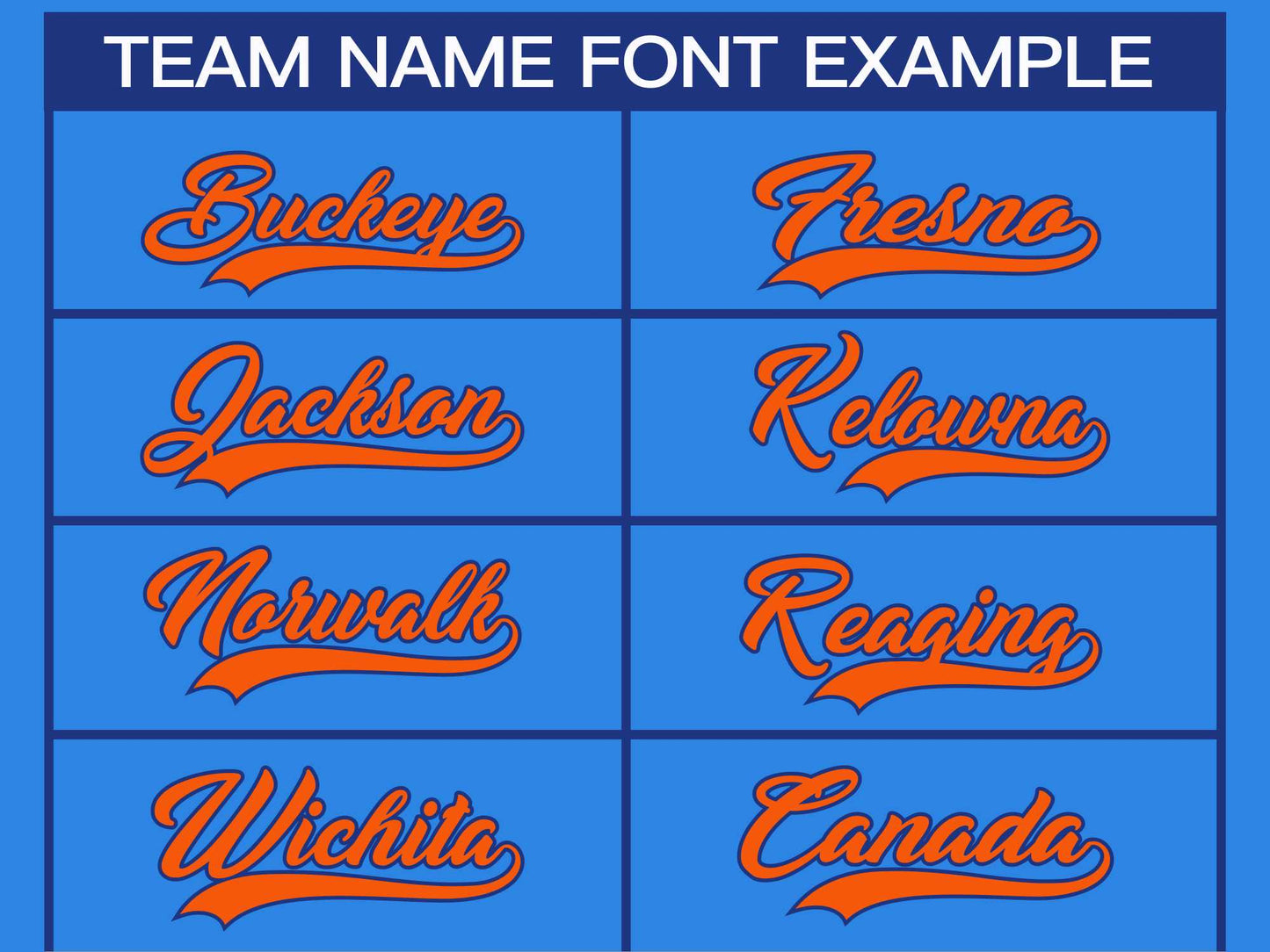 Custom Powder Blue Orange-Royal Classic Style Hockey Jersey