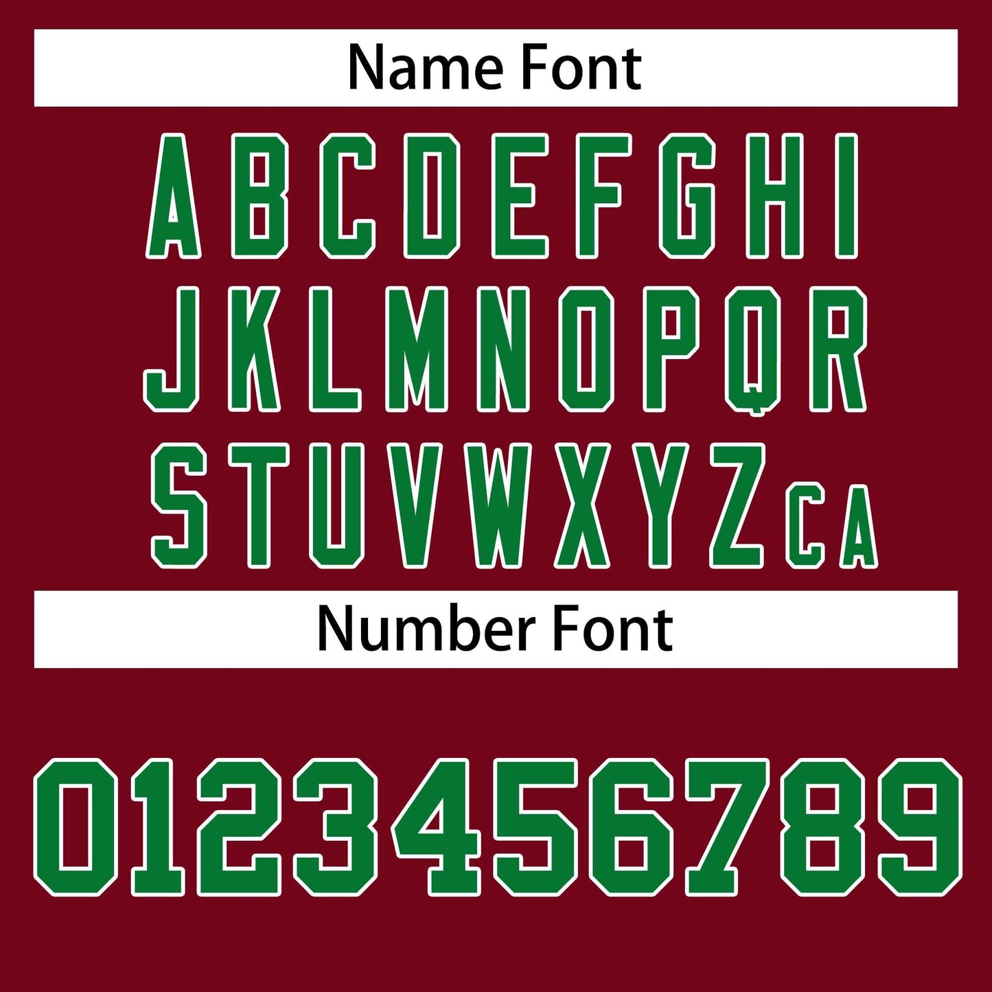 Custom Crimson Kelly Green-White Classic Style Hockey Jersey