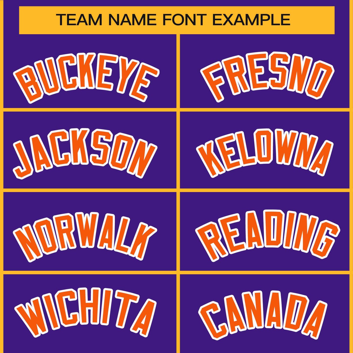 Custom Purple Orange-White Classic Style Hockey Jersey