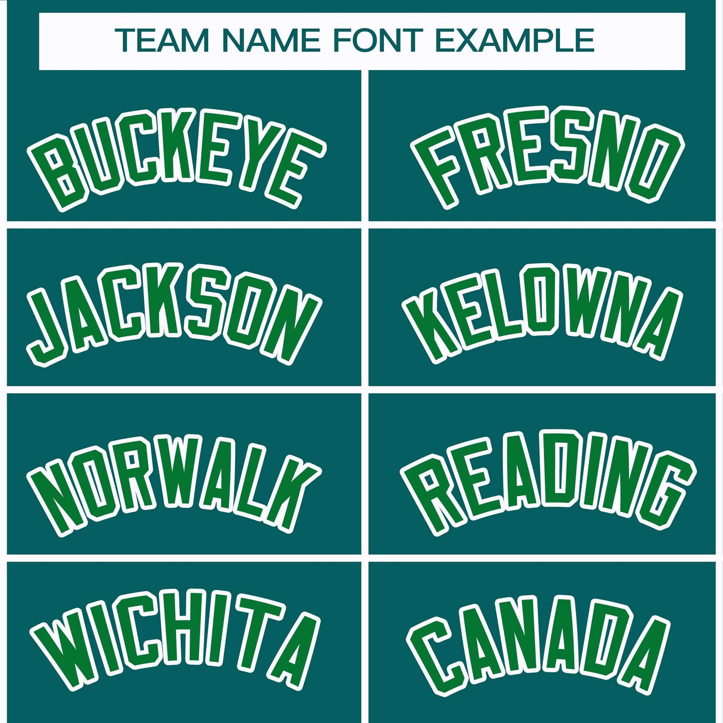 Custom Teal Kelly Green-White Classic Style Hockey Jersey