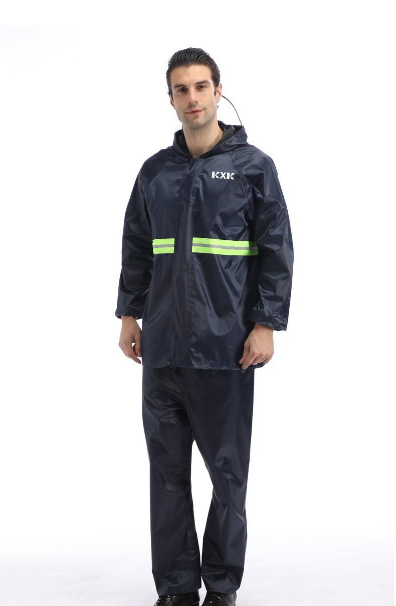 KXK Oxford Cloth Split Raincoat