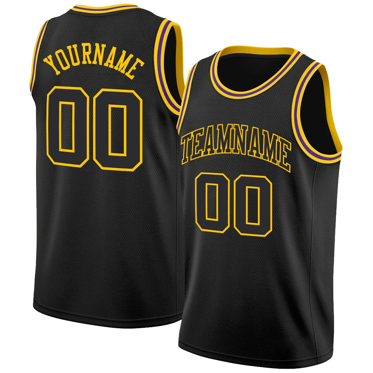 custom Black Basketball Jersey
