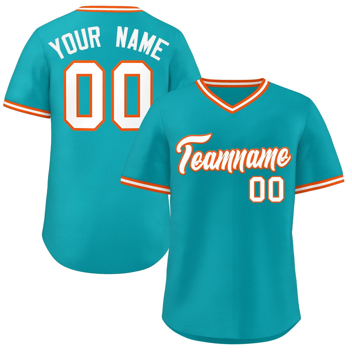 Aqua Baseball Jersey