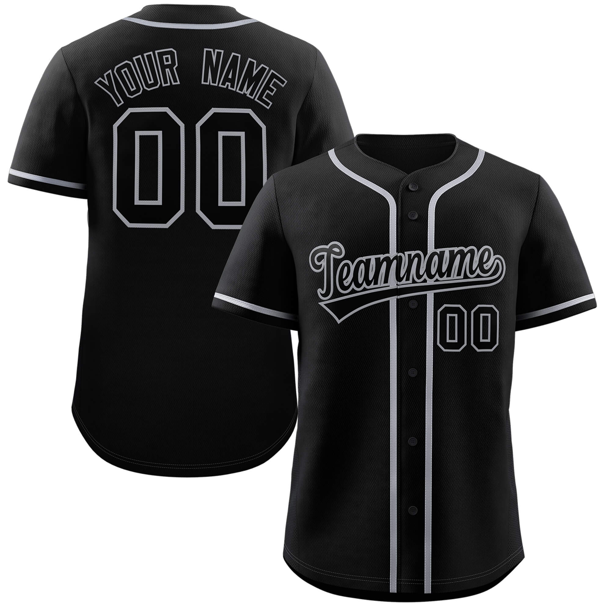 Black Baseball Jersey