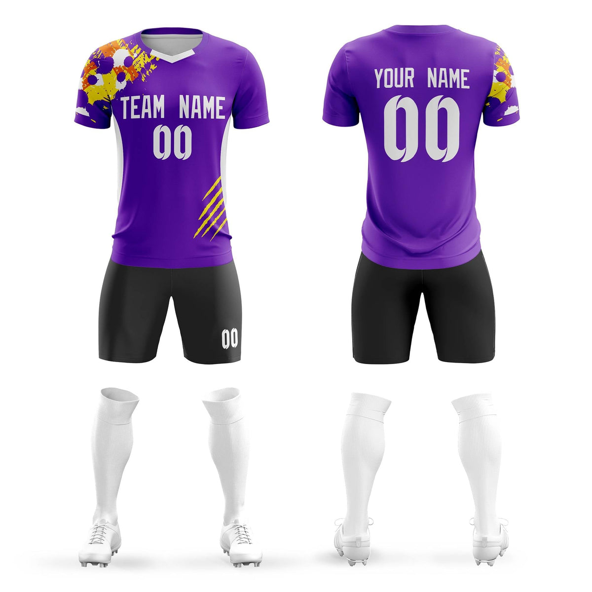 Soccer Purple Jersey