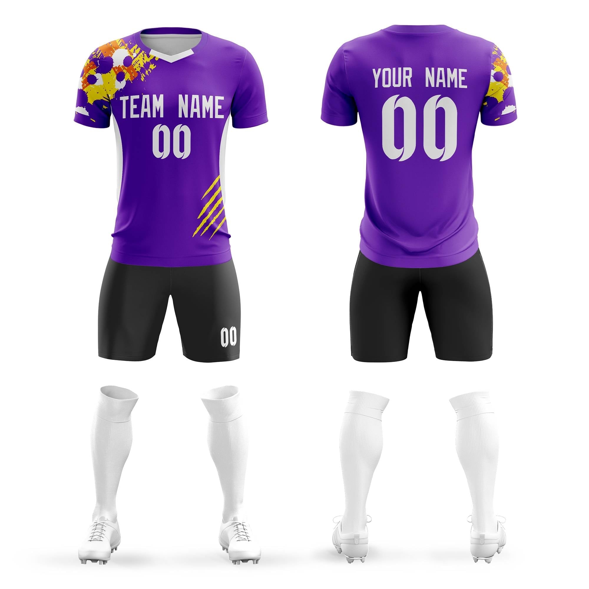 Soccer Purple Jersey